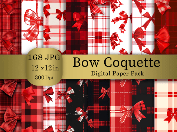 Bow Coquette Digital Paper Bundle: A Comprehensive Evaluation for Creative Professionals