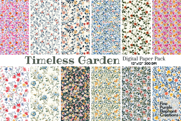 Grandmillennial Dainty Flower Floral JPG