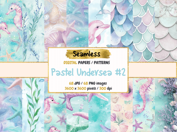 Pastel Undersea 2 Seamless Digital Paper: A Practical Review for Creative Professionals