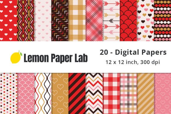 Red Hearts Digital Paper Background: A Versatile Resource for Valentine's Creations
