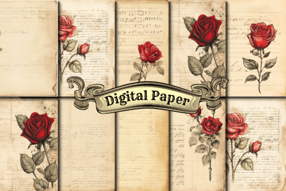 Red Roses Junk Journal Paper: A Comprehensive Evaluation for Digital Crafters