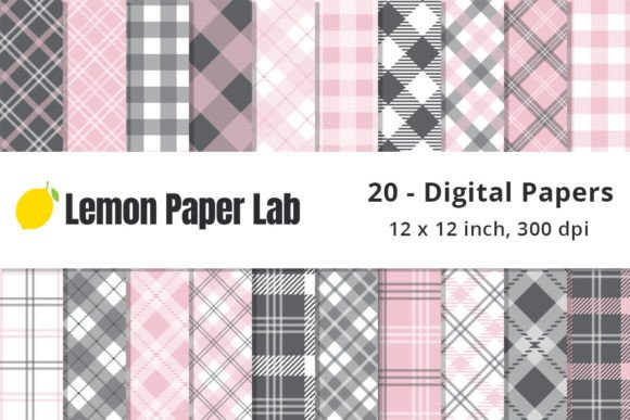 The Strategic Value of Pink, Grey and White Plaid Backgrounds in Digital Design