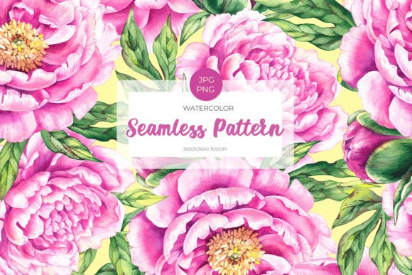 The Timeless Appeal of Watercolor Peony Pattern