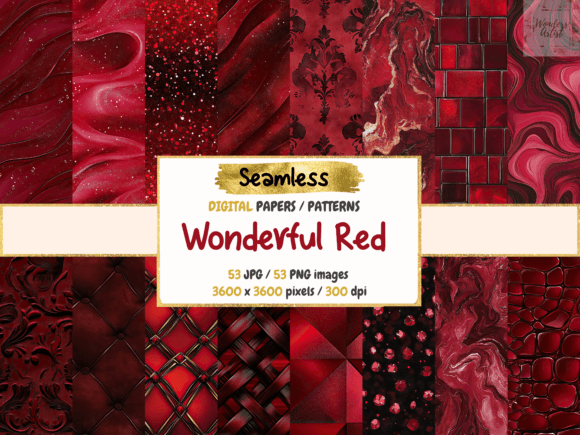 Unlocking Creative Potential with Wonderful Red Seamless Digital Papers