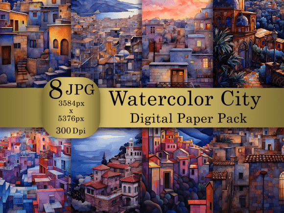 Unlocking Creativity with the Watercolor City Digital Paper Pack: The Ultimate Guide to Seamless Patterns