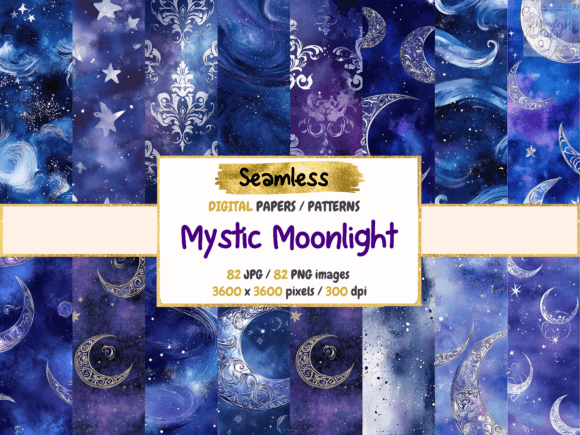 Unlocking the Magic of Mystic Moonlight Seamless Digital Papers